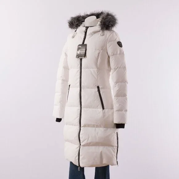 Pajar Canada White Long Down Parka Size US Small - Picture 3 of 13